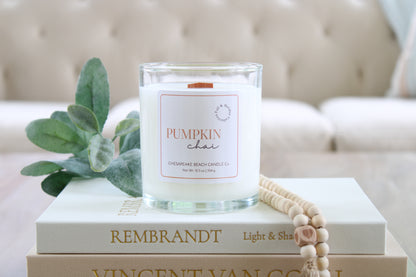Pumpkin Chai Wooden Wick Candle