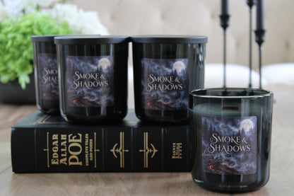 Smoke & Shadows Wooden Wick Candle