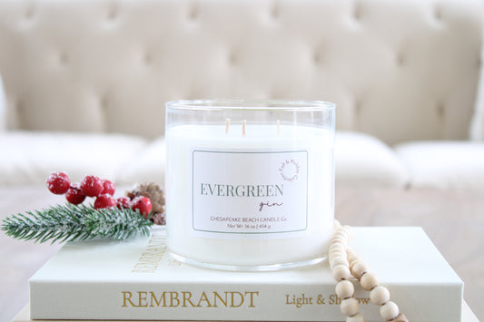 Evergreen Gin 3-Wick Candle