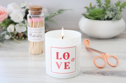 Valentine's and Galentine's Day Candles