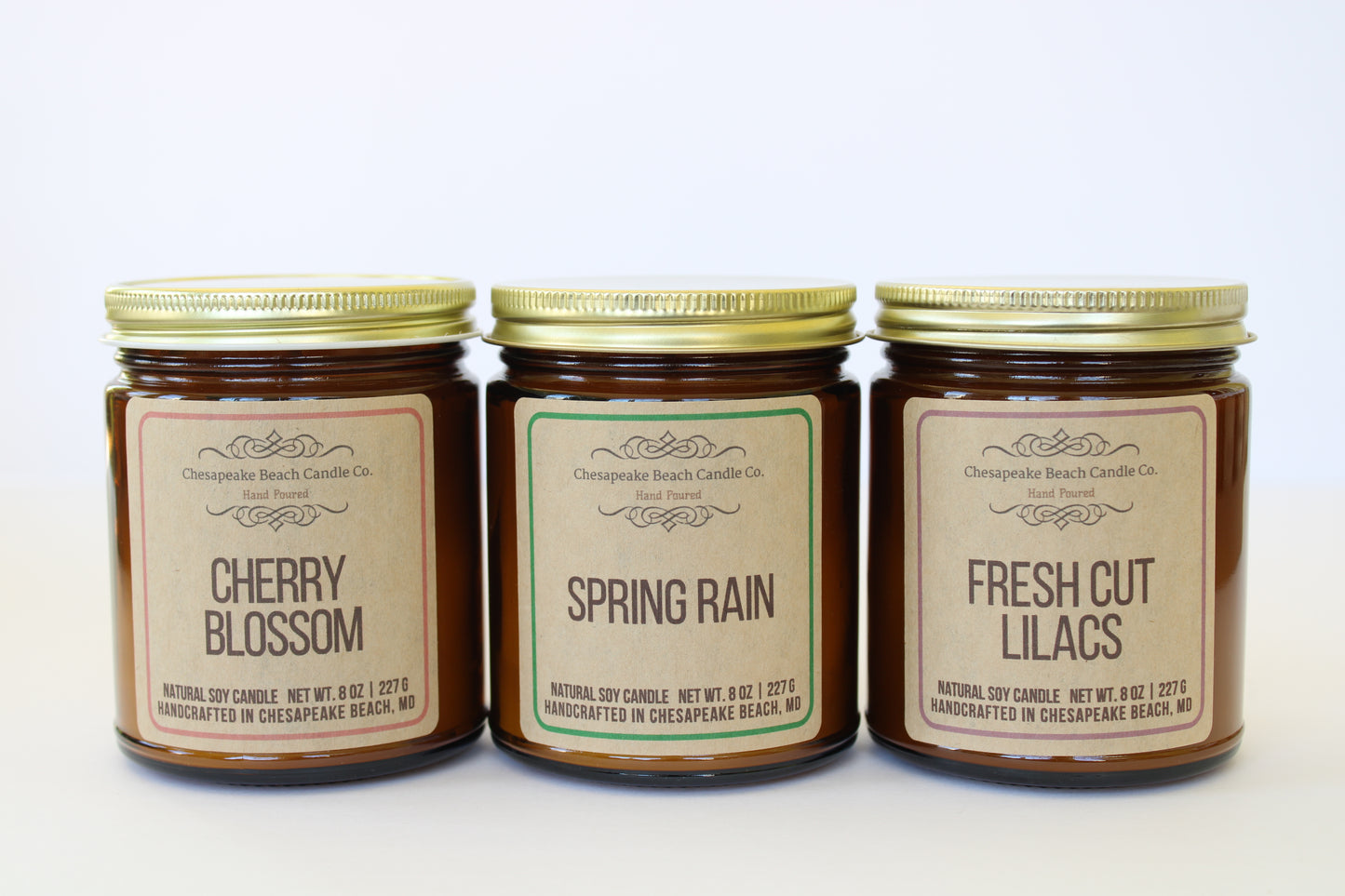 Spring Blooms Candle Trio