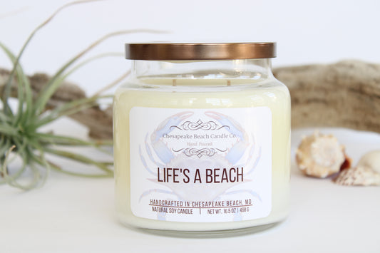 Life's a Beach Candle